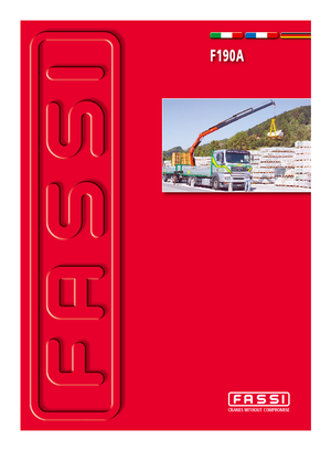 Гідравлічні вантажні крани Fassi F 190 AC 23