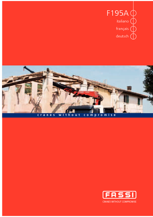 Гідравлічні вантажні крани Fassi F 195 AC 26