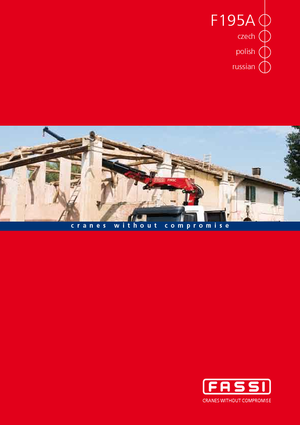 Гідравлічні вантажні крани Fassi F 195 A 23