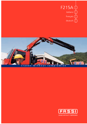 Гідравлічні вантажні крани Fassi F 215 A 22