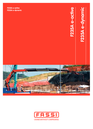 Гідравлічні вантажні крани Fassi F 235 A 0.21 e-active