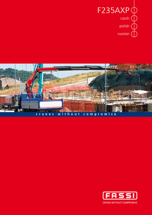 Гідравлічні вантажні крани Fassi F 235 AXP 26