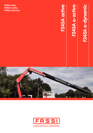 Гідравлічні вантажні крани Fassi F 245 AC 2.23 e-dynamic