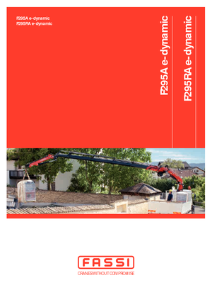 Гідравлічні вантажні крани Fassi F 295 AC 2.26 e-dynamic