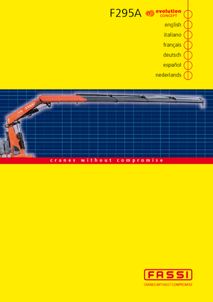 Гідравлічні вантажні крани Fassi F 295 A 26 L 214