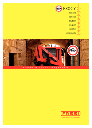 Гідравлічні вантажні крани Fassi F 30 CY 23