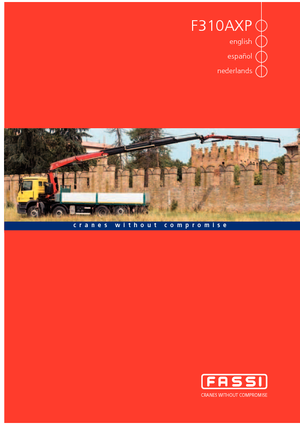 Гідравлічні вантажні крани Fassi F 310 AXP 22