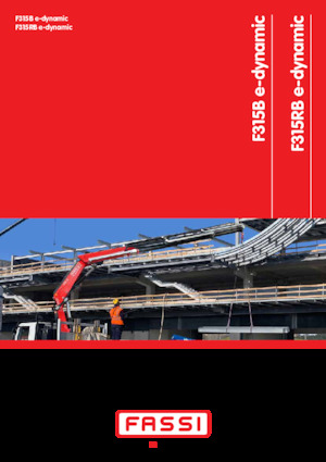 Гідравлічні вантажні крани Fassi F 315 RB 2.22 e-dynamic