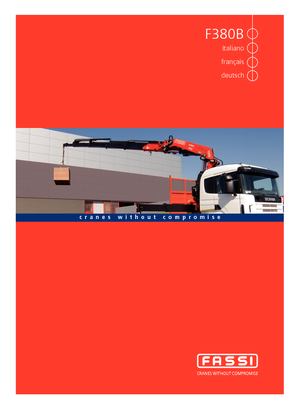 Гідравлічні вантажні крани Fassi F 380 BC 25