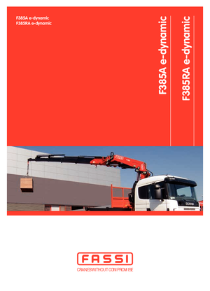 Гідравлічні вантажні крани Fassi F 385 A 2.26 e-dynamic