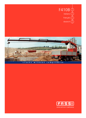 Гідравлічні вантажні крани Fassi F 410 B 24