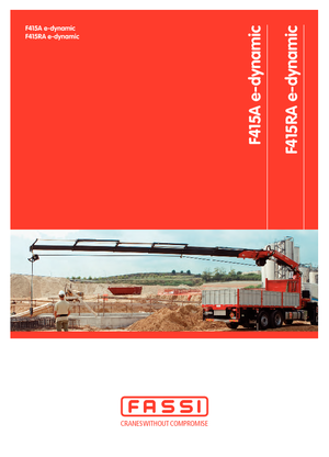 Гідравлічні вантажні крани Fassi F 415 RA 2.24 e-dynamic