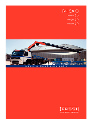 Гідравлічні вантажні крани Fassi F 415 AC 25
