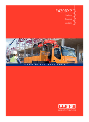 Гідравлічні вантажні крани Fassi F 420 BCXP 25