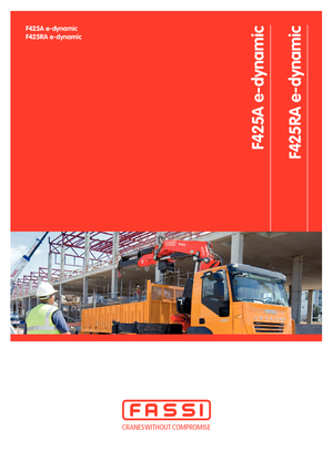 Гідравлічні вантажні крани Fassi F 425 AC 2.26 e-dynamic