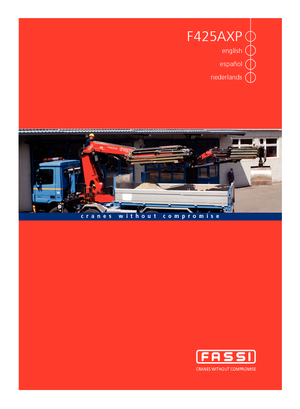 Гідравлічні вантажні крани Fassi F 425 ACXP 26