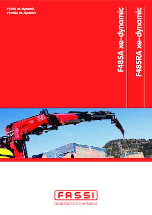 Гідравлічні вантажні крани Fassi F 485 RA 2.25 xe-dynamic
