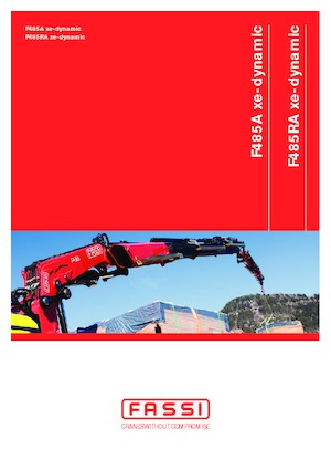 Гідравлічні вантажні крани Fassi F 485 RAC 2.24 xe-dynamic