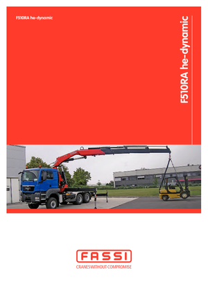 Гідравлічні вантажні крани Fassi F 510 RA 2.25 he-dynamic