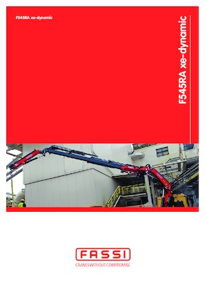Гідравлічні вантажні крани Fassi F 545 RA 2.23 xe-dynamic