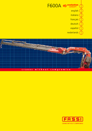Гідравлічні вантажні крани Fassi F 600 A 27