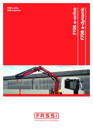 Гідравлічні вантажні крани Fassi F 70 BC 0.23 e-active