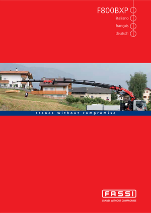Гідравлічні вантажні крани Fassi F 800 BXP 23