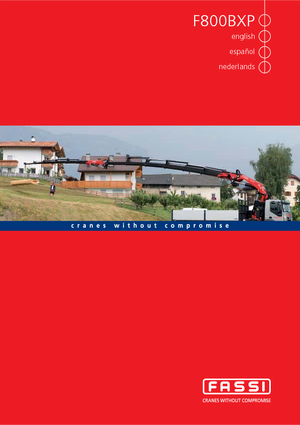Гідравлічні вантажні крани Fassi F 800 BXP 26