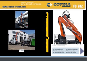 Гідравлічні вантажні крани COPMA 2000 FS 24Z
