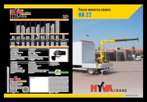 Гідравлічні вантажні крани Hyva Crane HA 22