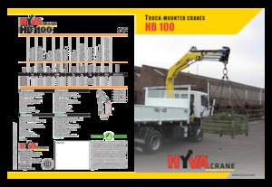 Гідравлічні вантажні крани Hyva Crane HB 100 