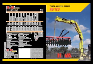 Гідравлічні вантажні крани Hyva Crane HB 120 E1