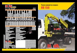 Гідравлічні вантажні крани Hyva Crane HB 150 J2