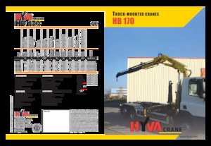 Гідравлічні вантажні крани Hyva Crane HB 170 E4 J2