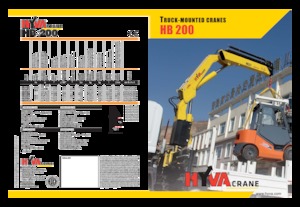 Гідравлічні вантажні крани Hyva Crane HB 200