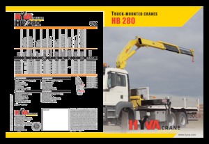Гідравлічні вантажні крани Hyva Crane HB 280 E1
