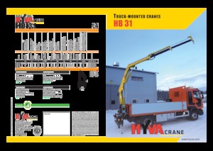 Гідравлічні вантажні крани Hyva Crane HB 31 E1