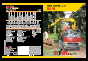 Гідравлічні вантажні крани Hyva Crane HB 60 E1