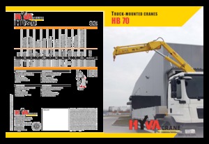 Гідравлічні вантажні крани Hyva Crane HB 70 E1