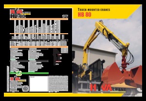 Гідравлічні вантажні крани Hyva Crane HB 80 E1