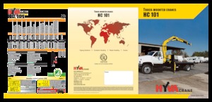 Гідравлічні вантажні крани Hyva Crane HC 101X 