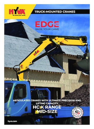Гідравлічні вантажні крани Hyva Crane HC 111K E3 