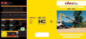Гідравлічні вантажні крани Hyva Crane HC 151X 