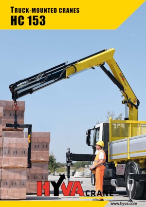 Гідравлічні вантажні крани Hyva Crane HC 153 E6