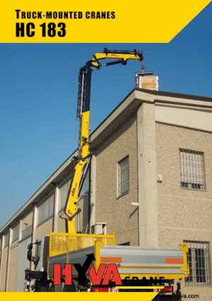 Гідравлічні вантажні крани Hyva Crane HC 183 E6