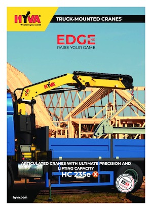 Гідравлічні вантажні крани Hyva Crane HC 235e X E6 