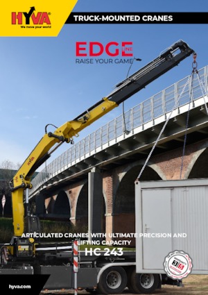 Гідравлічні вантажні крани Hyva Crane HC 243 E6 J2 