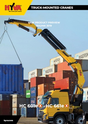 Гідравлічні вантажні крани Hyva Crane HC 661e E4 