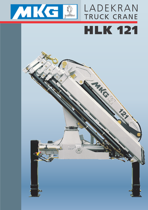 Гідравлічні вантажні крани MKG HLK 121 a2 