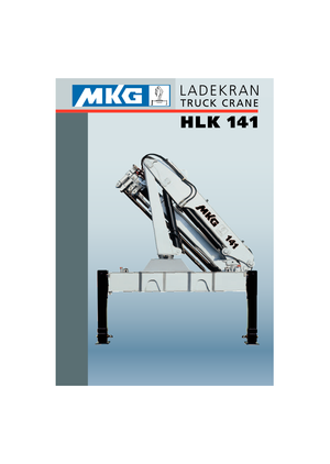Гідравлічні вантажні крани MKG HLK 141 a6